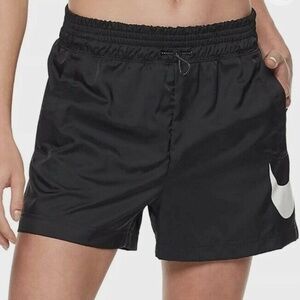 NIKE High Waisted Athletic Swoosh Shorts, Size XS